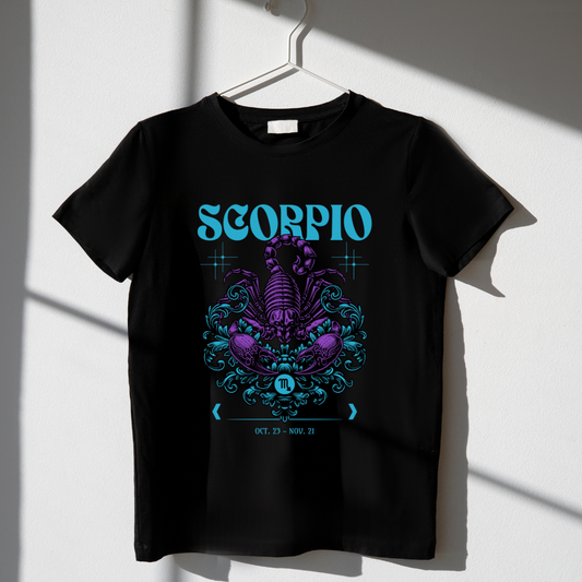 Scorpio Zodiac Tee: The Intense Enigma