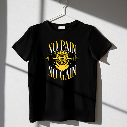 Bulldog Grind Tee: No Pain, No Gain, No Whining